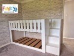 Funky Bunk Bed with Stairs and Storage