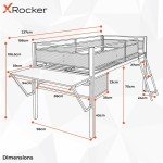 Mid Sleeper Gaming Bunk Bed with Desk