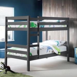Camden Bunk Bed In Anthracite Wood