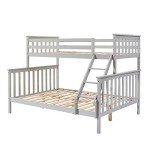 Panana Triple Bunk Bed in Grey - Solid Pine