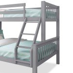 Triple Bunk Beds for Kids with Stairs