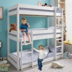 Triple Sleeper Bunk Bed for Kids – Pine Wood