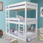Triple Sleeper Bunk Bed for Kids – Pine Wood