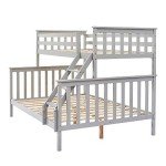 Panana Triple Bunk Bed in Grey - Solid Pine
