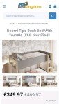 Noomi Tipo Bunk Bed with Trundle Feature