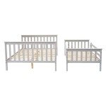 Panana Triple Bunk Bed in Grey - Solid Pine