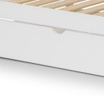 Two-Tone Pine Bunk Bed with Trundle 3FT