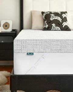 Thick Cooling Memory Foam Mattress Topper For Singles