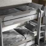 Battalion Gaming Bunk Bed with Trundle - Grey
