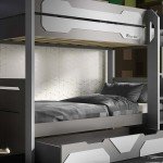 Battalion Gaming Bunk Bed with Trundle - Grey