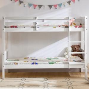 Junior Vida Gemini White Pine Bunk Bed Frame
