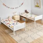 Junior Vida Gemini White Pine Bunk Bed Frame
