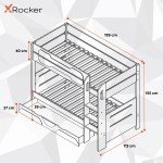 Battalion Gaming Bunk Bed with Trundle - Grey