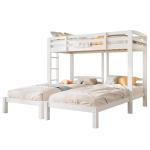 Triple Sleeper Wooden Bunk Bed for Kids