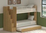 Bunk Bed With Trundle and Storage Stairs