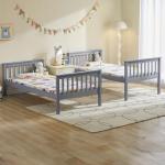 Milan Bunk Bed - Twin Sleeper, Grey Pine