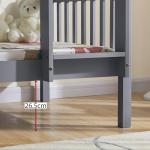 Milan Bunk Bed - Twin Sleeper, Grey Pine