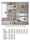 Oscar High Sleeper Loft Bunk Bed - 3ft Single