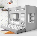 Kids Bunk Bed with Trundle for Extra Sleep Space