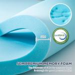 Elemuse Double Memory Foam Mattress Topper