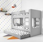 Kids Bunk Bed with Trundle for Extra Sleep Space