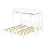Triple Sleeper Bunk Bed with Side Ladder