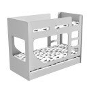 Kids Bunk Bed with Trundle for Extra Sleep Space