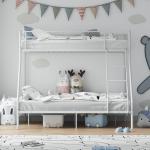 Triple Metal Bunk Bed Frame for Kids and Adults