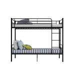 Panana Black Twin Metal Bunk Bed Frame