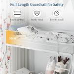 Triple Metal Bunk Bed Frame for Kids and Adults