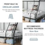 Sturdy Triple Bunk Bed Frame for Kids & Adults