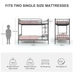 Sturdy Twin Over Twin Metal Bunk Bed
