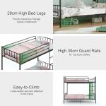 Sturdy Twin Over Twin Metal Bunk Bed