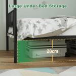 Sturdy Twin Over Twin Metal Bunk Bed