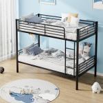 VECELO Heavy Duty Metal Bunk Bed with Ladder