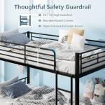 VECELO Heavy Duty Metal Bunk Bed with Ladder