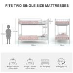 Sturdy Twin Over Twin Metal Bunk Bed