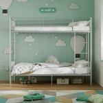 Sturdy Twin Over Twin Metal Bunk Bed