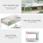 Sturdy Twin Over Twin Metal Bunk Bed