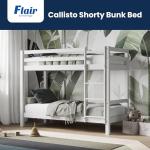 Flair Furnishings Shorty Wooden Bunk Bed for Kids