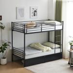Heavy Duty Twin Over Twin Bunk Bed Frame