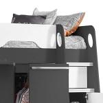 High Sleeper Bunk Bed with Storage and Desk