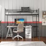 Multigot Loft Bunk Bed with Safety Guardrail
