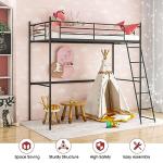 Multigot Loft Bunk Bed with Safety Guardrail