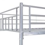 Panana Metal 3FT Bunk Bed Frame with Guardrail