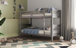 Detachable Grey Bunk Bed by Flair Koop