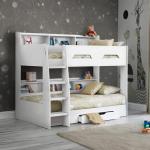 Julian Bowen White Orion Single Bunk Bed