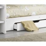 Julian Bowen White Orion Single Bunk Bed