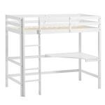Sydney High Sleeper Bunk Bed with Desk - White