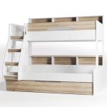Flair Furnishings Kids Triple Bunk Bed with Trundle